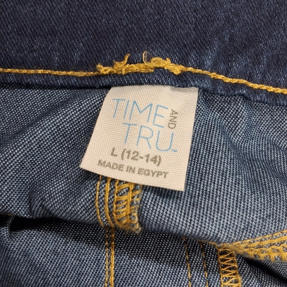 Time and Tru Blue Skinny Jeans Classic Style - Picture 3 of 16